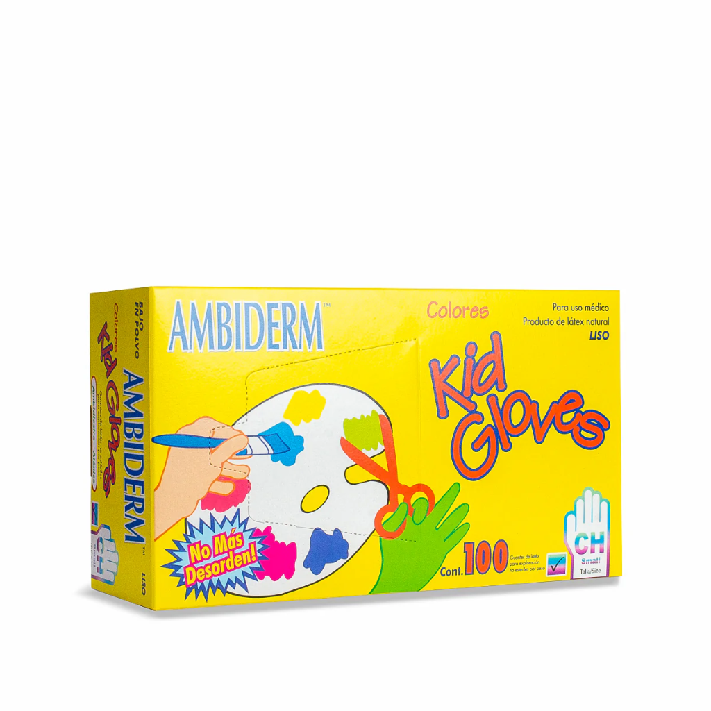 GUANTES DE LÁTEX "AMBIDERM KID GLOVES"