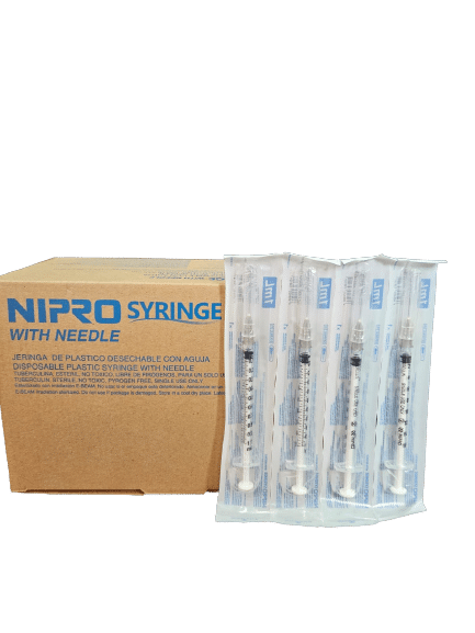 JERINGA 1ML TUBERCULINA LUER LOCK CON AGUJA 27Gx13mm 1/2 JD-01T2713 NIPRO