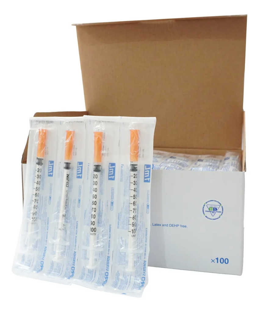 JERINGA 1.0ML PARA INSULINA 27Gx13mm JD-01U2713 NIPRO