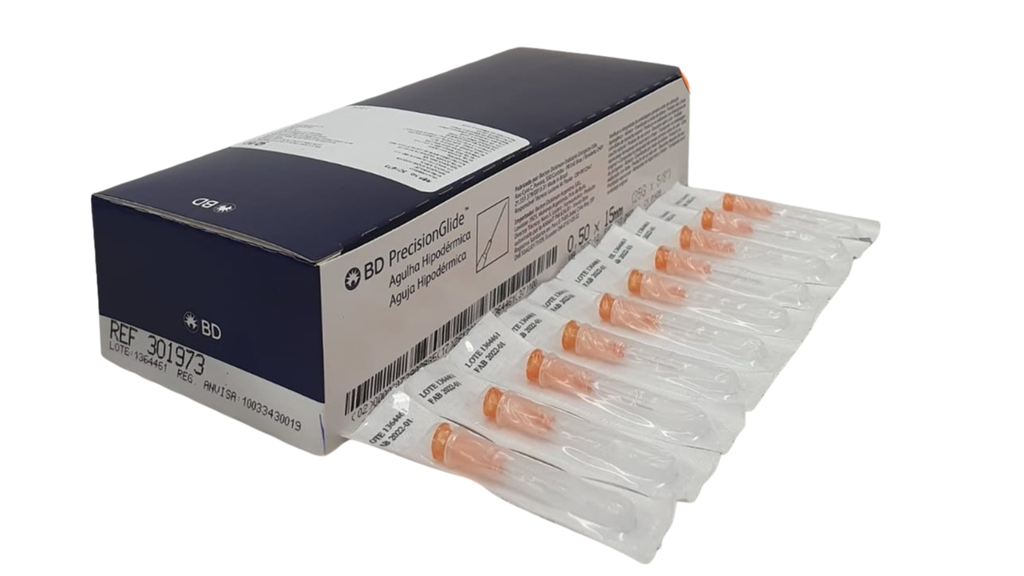 AGUJA HIPODERMICA 25Gx15mm 5/8 BD 301973