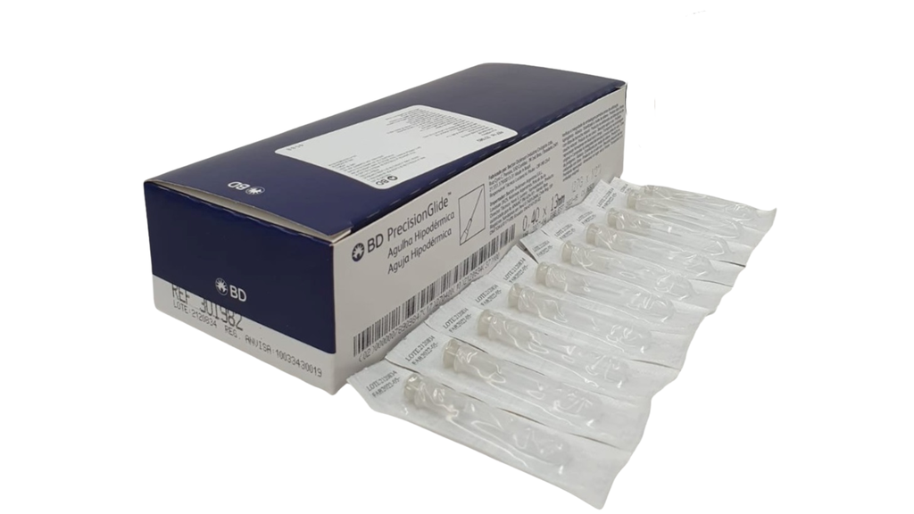AGUJA HIPODERMICA 13MM 4DMM 27G 1/2 BD 301982