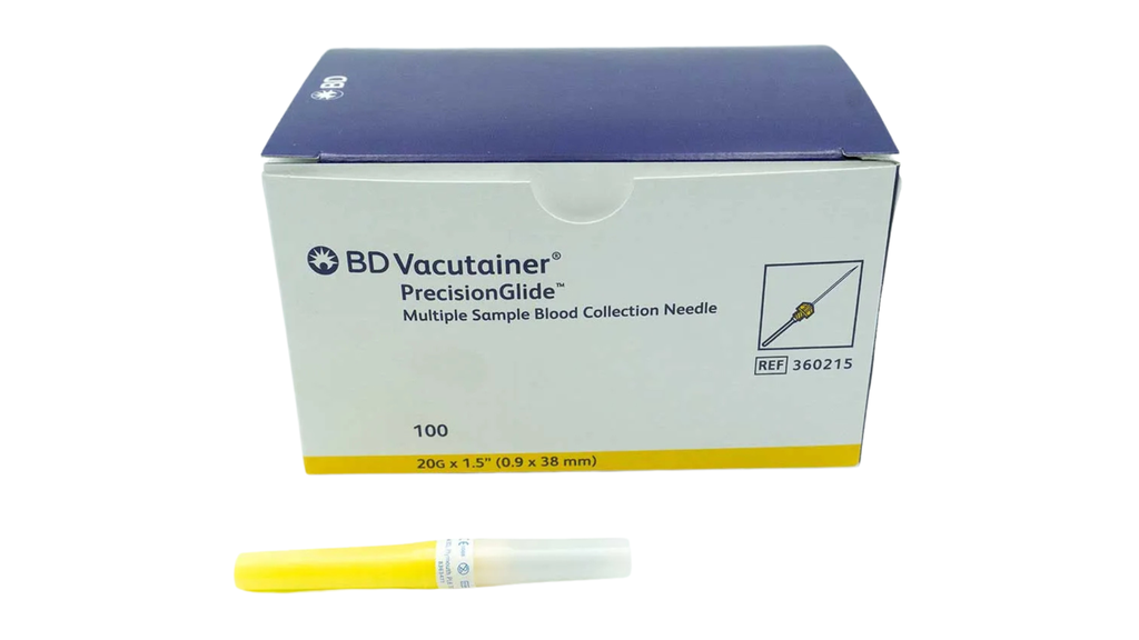 AGUJA TOMA MULTIPLE 20Gx38mm AMARILLA BD 360215