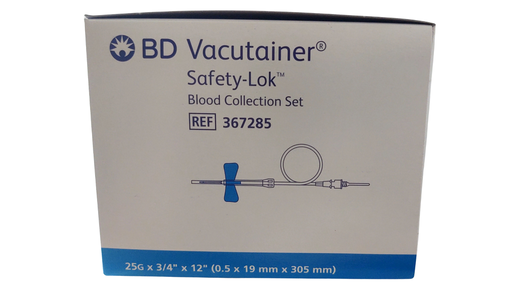 EQUIPO ALADO SAFETY-LOCK 25Gx19mm / 12" BD 367285