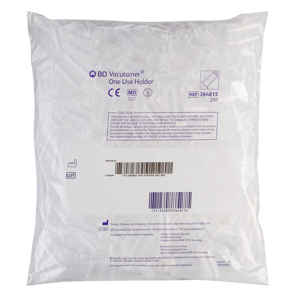 SOPORTE DESECHABLE "HOLDER" BLANCO BD 364815