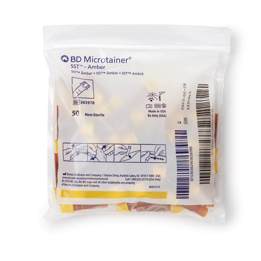 MICROTAINER CAPILA ORO C/GEL 0.6ML BD 365978
