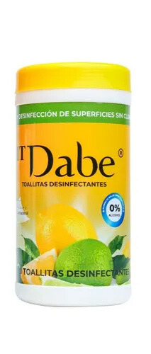 TOALLITAS DESINFECTANTES DABE 