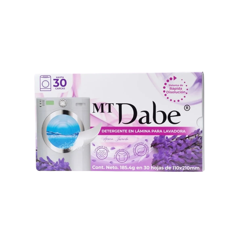 DETERGENTE EN LAMINA DABE LAVANDA 