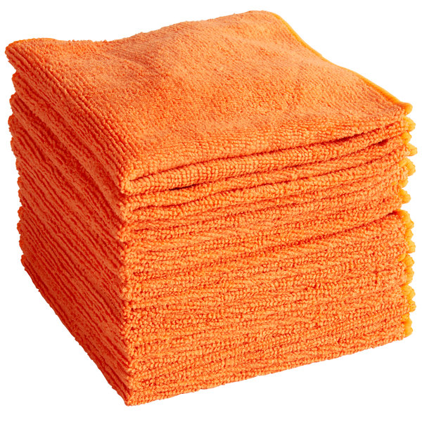 PAÑO MICROFIBRA 40*40 NARANJA 