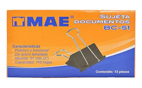 SUJETA DOCUMENTOS BC-51 - MAE 