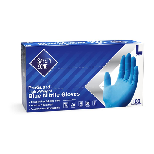 GUANTES DE NITRILO SAFETY ZONE 