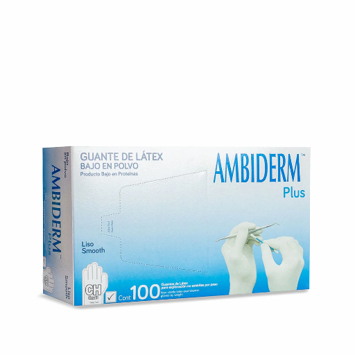 GUANTES DE LÁTEX "AMBIDERM PLUS"