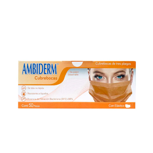 CUBREBOCAS NARANJA "AMBIDERM ADULTO"   
