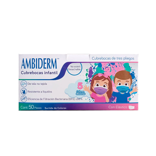 CUBREBOCAS SURTIDO "AMBIDERM INFANTIL" 