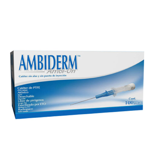 CATÉTER INTRAVENOSO 20G "AMBIDERM" 