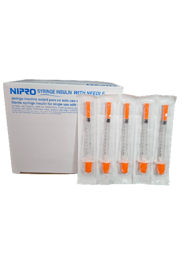 JERINGA 1.0ML PARA INSULINA 29Gx13mm JD-01U2913 NIPRO
