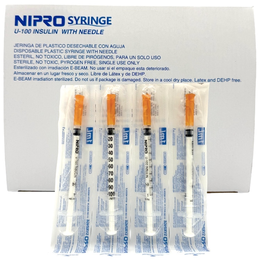 JERINGA 1.0ML PARA INSULINA 30Gx13mm JD-01U3013 NIPRO
