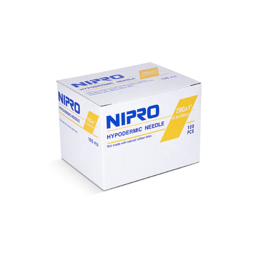 AGUJA HIPODERMICA 20Gx25mm 1 AH-2025-S NIPRO