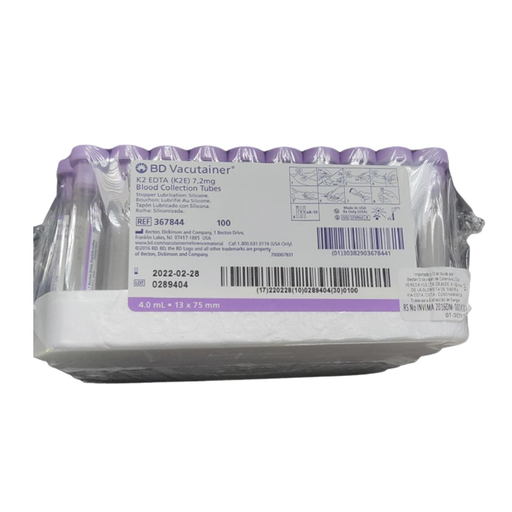 TUBO VACUTAINER LILA 4ML BD 367844