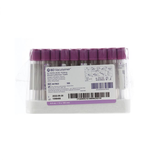 TUBO VACUTAINER LILA 6ML BD 367863