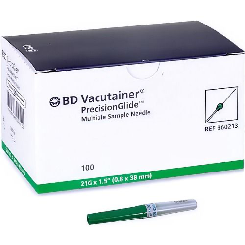 AGUJA TOMA MULTIPLE 21Gx38mm VERDE BD 360213