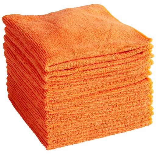 [1377] PAÑO MICROFIBRA 40*40 NARANJA 