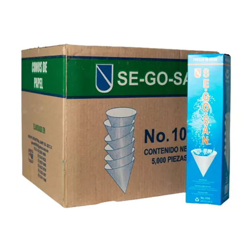 [1681] CONOS SEGOSAN CAJA - 106 CON 5000 PIEZAS