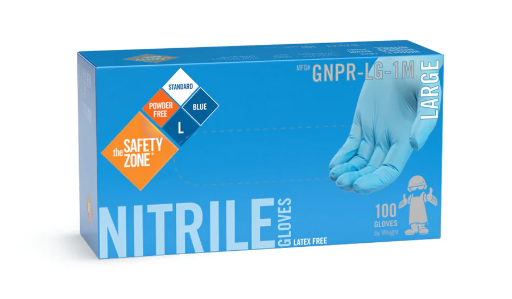 GUANTES DE NITRILO SAFETY ZONE