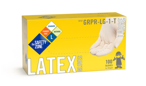 GUANTES DE LATEX SAFETY ZONE